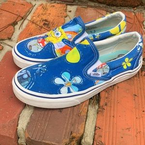 Sponge Bob Vans Slip-on Shoes